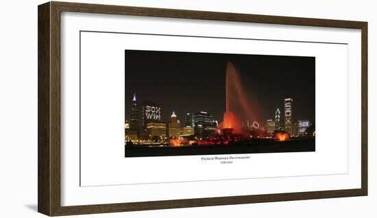 Chicago White Sox skyline-Patrick  J^ Warneka-Framed Photographic Print