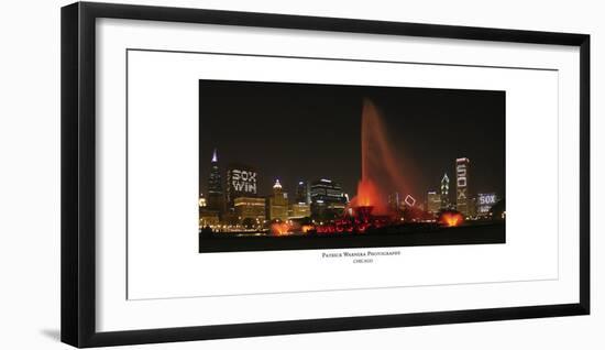 Chicago White Sox skyline-Patrick  J^ Warneka-Framed Photographic Print