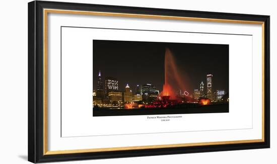 Chicago White Sox skyline-Patrick  J^ Warneka-Framed Photographic Print