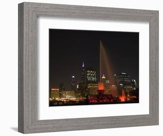 Chicago White Sox Skyline-Patrick Warneka-Framed Photographic Print