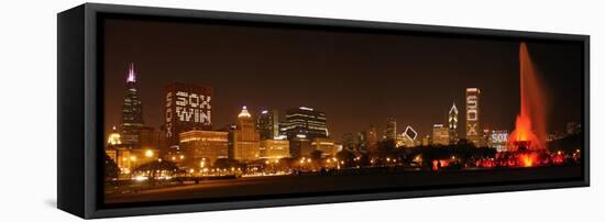 Chicago White Sox  skyline-Patrick  J. Warneka-Framed Premier Image Canvas