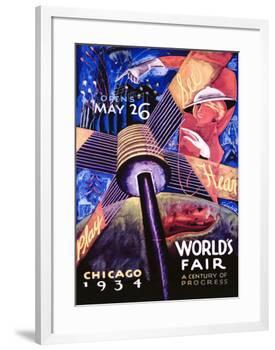 Chicago World's Fair, 1934-Sandor-Framed Giclee Print