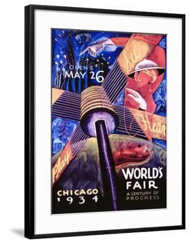 Chicago World's Fair, 1934-Sandor-Framed Giclee Print