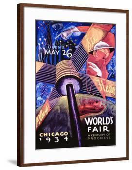 Chicago World's Fair, 1934-Sandor-Framed Giclee Print