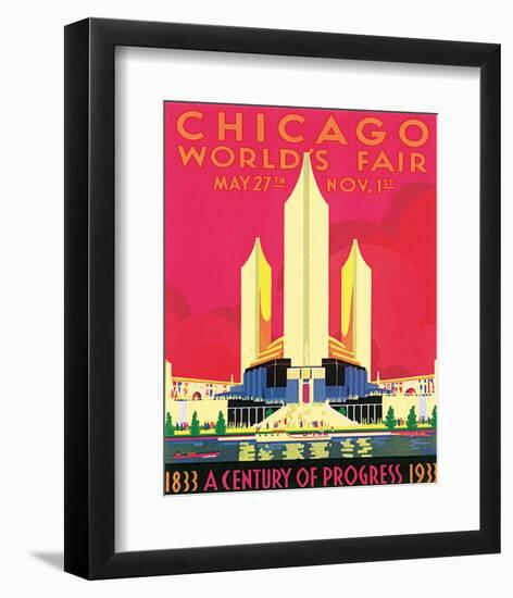 Chicago World's Fair-null-Framed Art Print