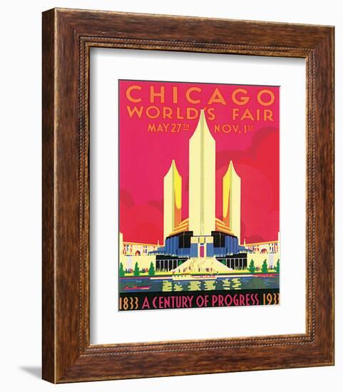 Chicago World's Fair-null-Framed Art Print