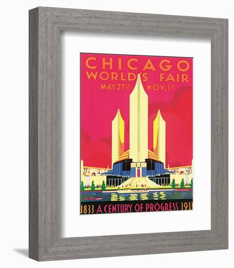 Chicago World's Fair-null-Framed Art Print