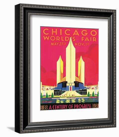 Chicago World's Fair-null-Framed Art Print