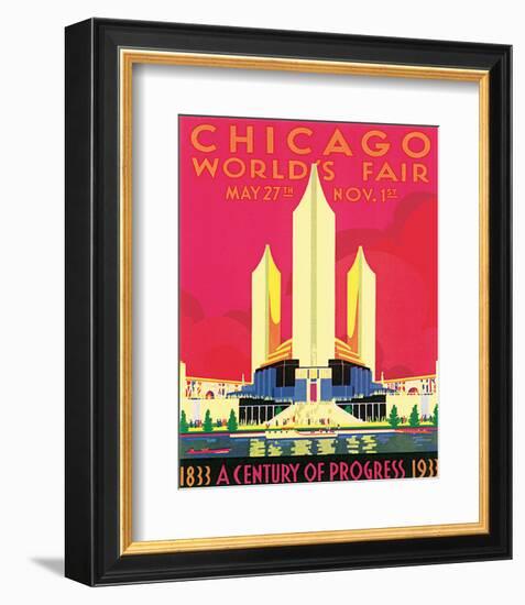 Chicago World's Fair-null-Framed Art Print