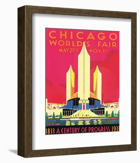 Chicago World's Fair-null-Framed Art Print