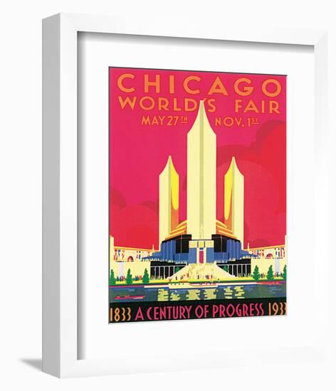 Chicago World's Fair-null-Framed Art Print