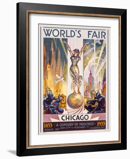 Chicago Worlds Fair, 1933-Glen C. Sheffer-Framed Premium Giclee Print