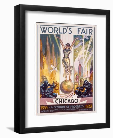 Chicago Worlds Fair, 1933-Glen C. Sheffer-Framed Art Print