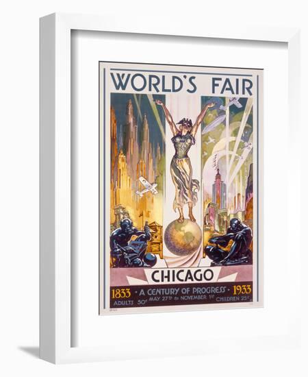 Chicago Worlds Fair, 1933-Glen C. Sheffer-Framed Art Print