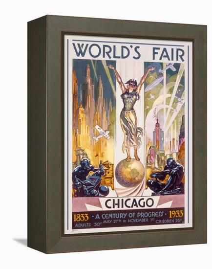 Chicago Worlds Fair, 1933-Glen C. Sheffer-Framed Stretched Canvas