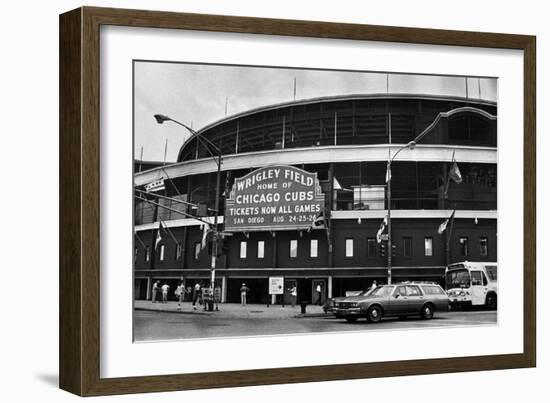 Chicago: Wrigley Field-null-Framed Giclee Print