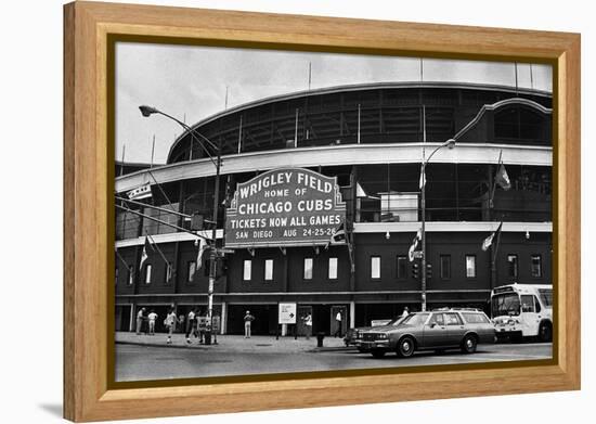 Chicago: Wrigley Field-null-Framed Premier Image Canvas