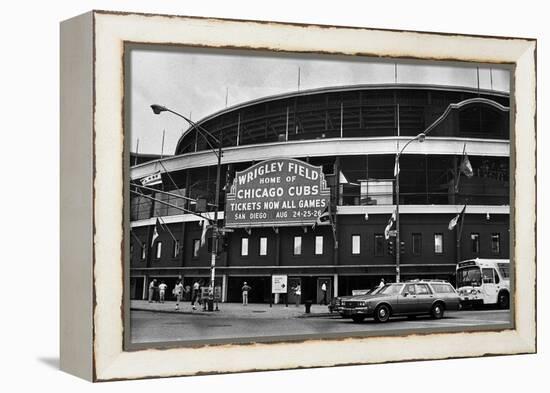 Chicago: Wrigley Field-null-Framed Premier Image Canvas