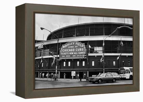 Chicago: Wrigley Field-null-Framed Premier Image Canvas