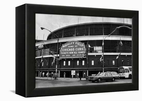 Chicago: Wrigley Field-null-Framed Premier Image Canvas