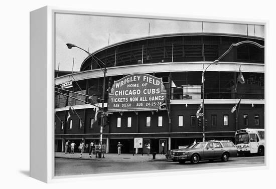 Chicago: Wrigley Field-null-Framed Premier Image Canvas