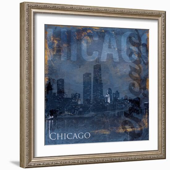 Chicago-Jace Grey-Framed Art Print