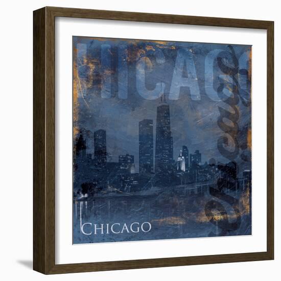 Chicago-Jace Grey-Framed Art Print