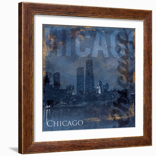 Chicago-Jace Grey-Framed Art Print