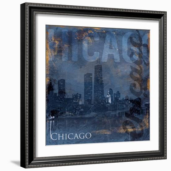 Chicago-Jace Grey-Framed Art Print