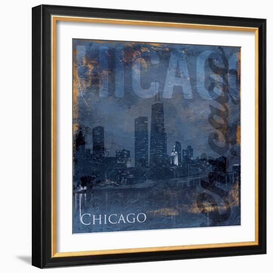 Chicago-Jace Grey-Framed Art Print