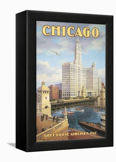 Chicago-Kerne Erickson-Framed Stretched Canvas