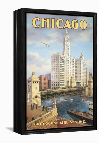 Chicago-Kerne Erickson-Framed Stretched Canvas