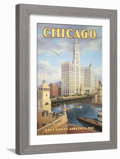 Chicago-Kerne Erickson-Framed Premium Giclee Print