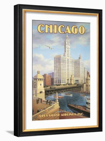 Chicago-Kerne Erickson-Framed Premium Giclee Print