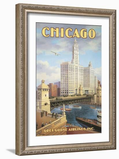 Chicago-Kerne Erickson-Framed Art Print