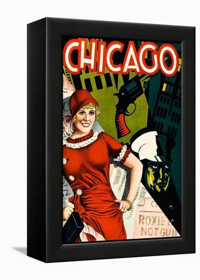 Chicago-null-Framed Stretched Canvas