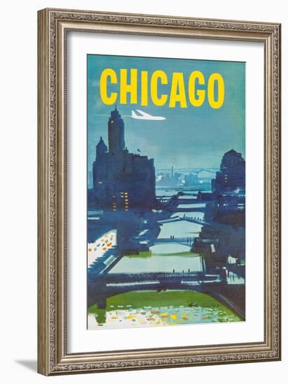 Chicago-Austin Briggs-Framed Art Print