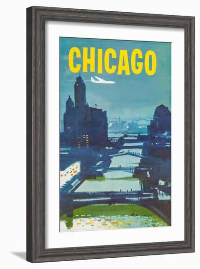 Chicago-Austin Briggs-Framed Art Print