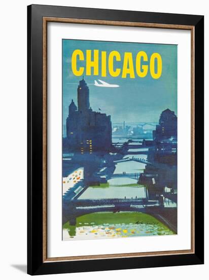 Chicago-Austin Briggs-Framed Art Print