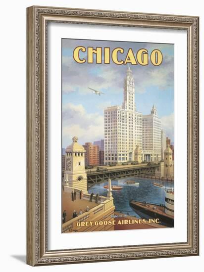 Chicago-Kerne Erickson-Framed Art Print