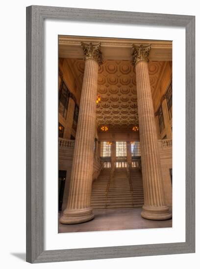 Chicagos Union Station Entry-Steve Gadomski-Framed Photographic Print