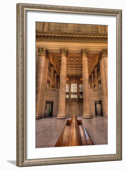 Chicagos Union Station Waiting Hall-Steve Gadomski-Framed Photographic Print