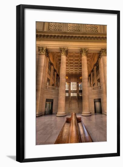 Chicagos Union Station Waiting Hall-Steve Gadomski-Framed Photographic Print