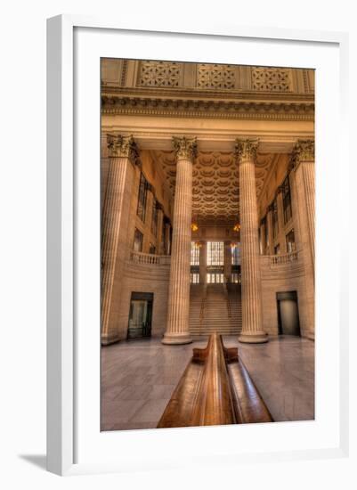 Chicagos Union Station Waiting Hall-Steve Gadomski-Framed Photographic Print