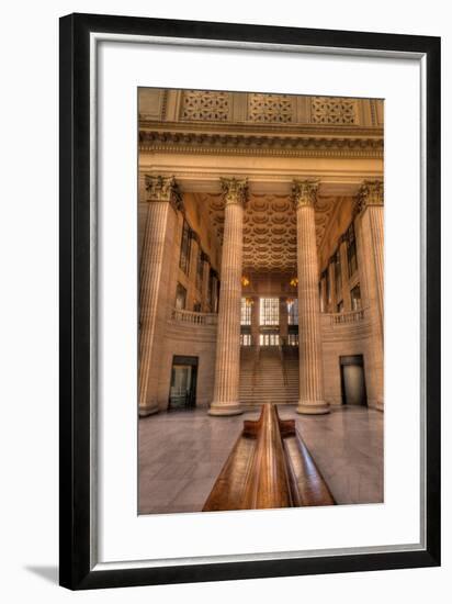 Chicagos Union Station Waiting Hall-Steve Gadomski-Framed Photographic Print