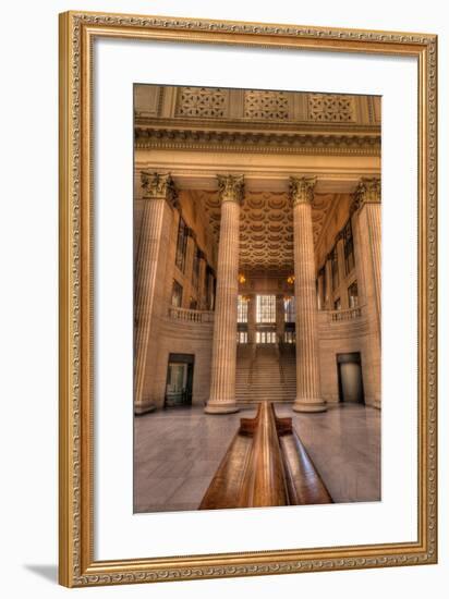 Chicagos Union Station Waiting Hall-Steve Gadomski-Framed Photographic Print