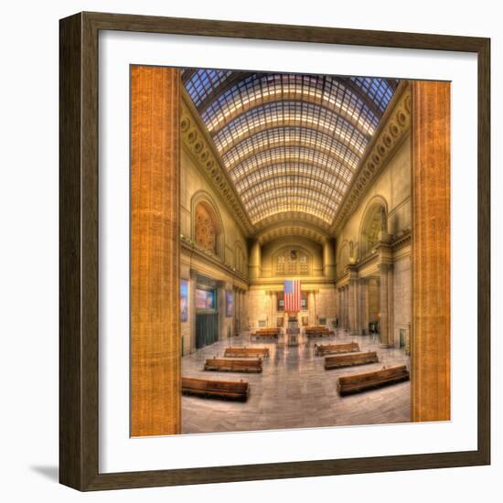 Chicagos Union Station-Steve Gadomski-Framed Photographic Print