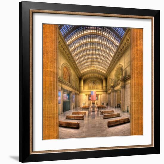 Chicagos Union Station-Steve Gadomski-Framed Photographic Print