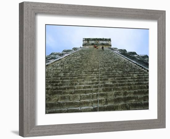 Chichen Itza Castle, El Castillo de Chichen Itza, Mexico-Charles Sleicher-Framed Photographic Print