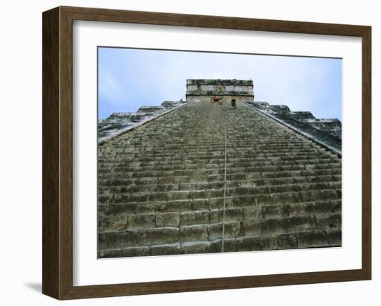 Chichen Itza Castle, El Castillo de Chichen Itza, Mexico-Charles Sleicher-Framed Photographic Print